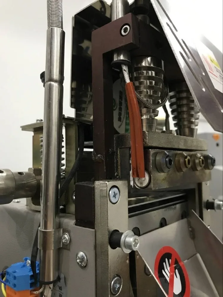 New Hot HX-102 Hot and cold satin wire ribbon PVC nylon webbing buckles elastic hook and loop cutting machine  for sale