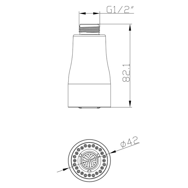 
Xiamen China supplier two functions abs plastic water spray kitchen sink faucet 