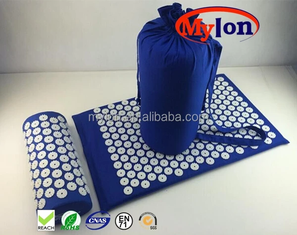Hot Sell Eco-friendly Health Massage Acupressure Mat And Pillow
