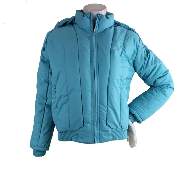 2021 Wholesale Ladies Bubble Coat Cotton Down Fabric Puffy Winter Jacket Women Ladies Winter Trench Coat Cropped Puffer