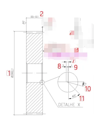 OEM 8620/20CrMnTi Helical Teeth Gears with Gear Grinding