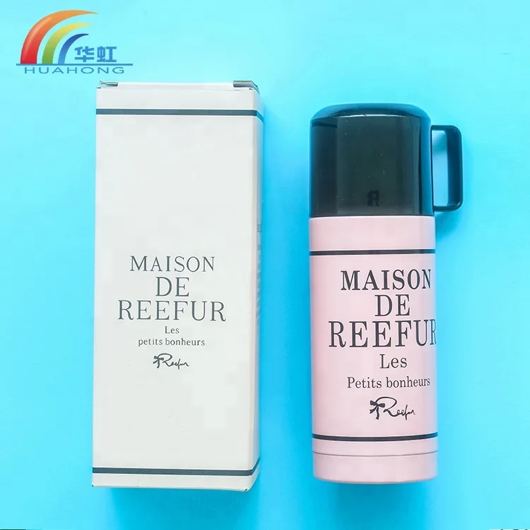 Portable double wall thermos glass refill vacuum flask manufacturer