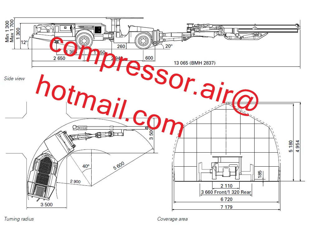 Atlas-Copco Drill rigs and rock drills (AC Drill rigs and rock drills ) AirROC D35: Down the hole rig