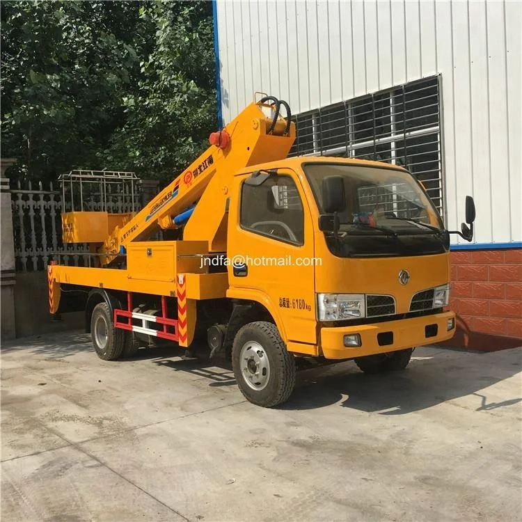 Dongfeng euro V 18 meters telescopic boom Aerial truck, High Lifting Platform Truck