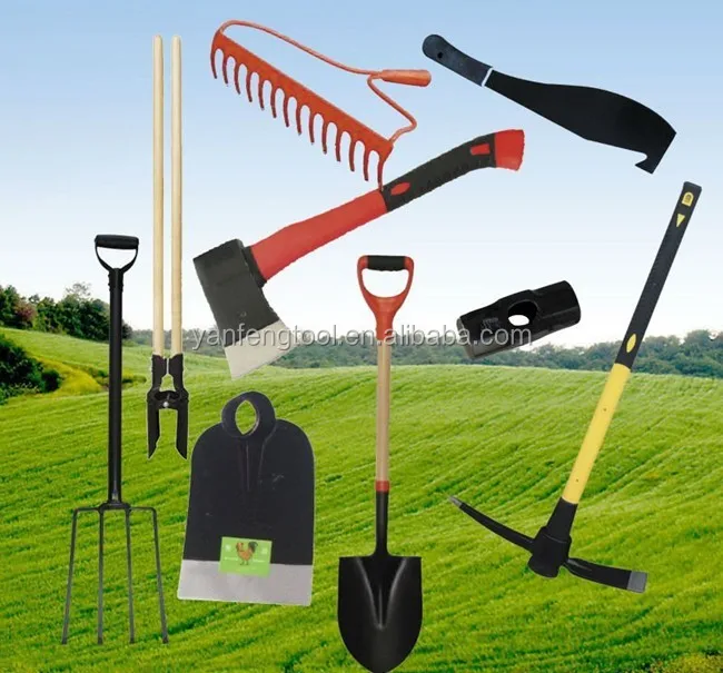 different kinds of gardening tools pickaxe types P402