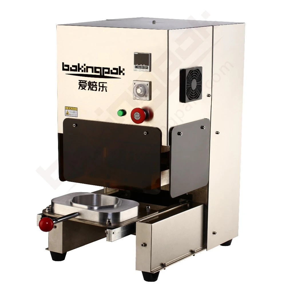 Automatic aluminum foil sealer packing disposal machine disposable pans sealing machine for aluminum foil box