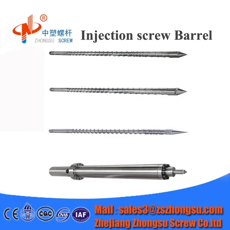38CrmoAlA Full Hardness Injection screw barrel /injection machine screw barrel