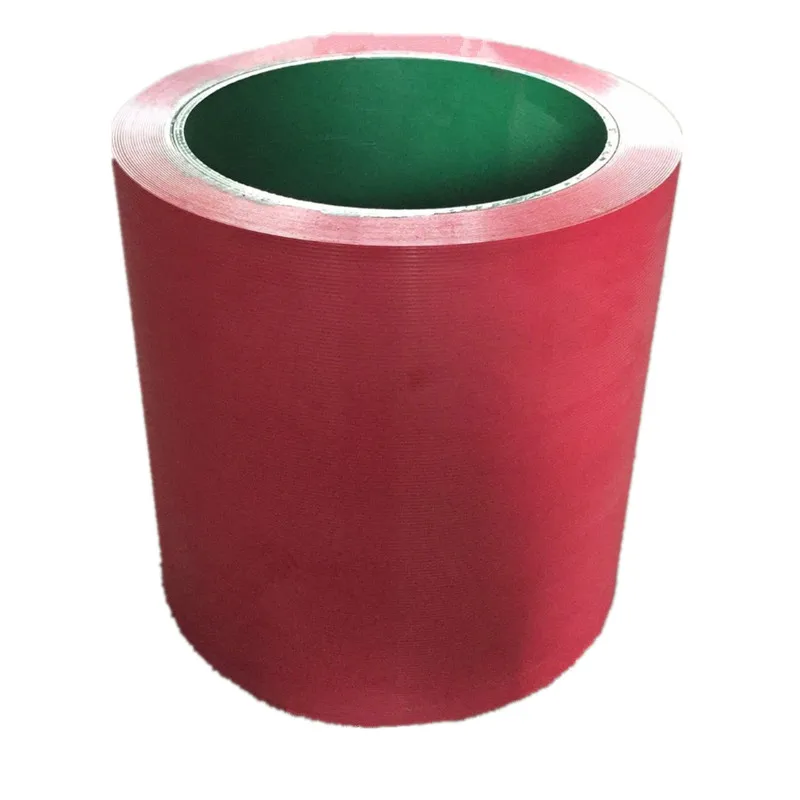 10 inch EPDM red color cast iron drum  rubber roller for rice mill machine