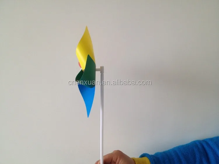 plastic mini solar sunflower windmill for promotion gift