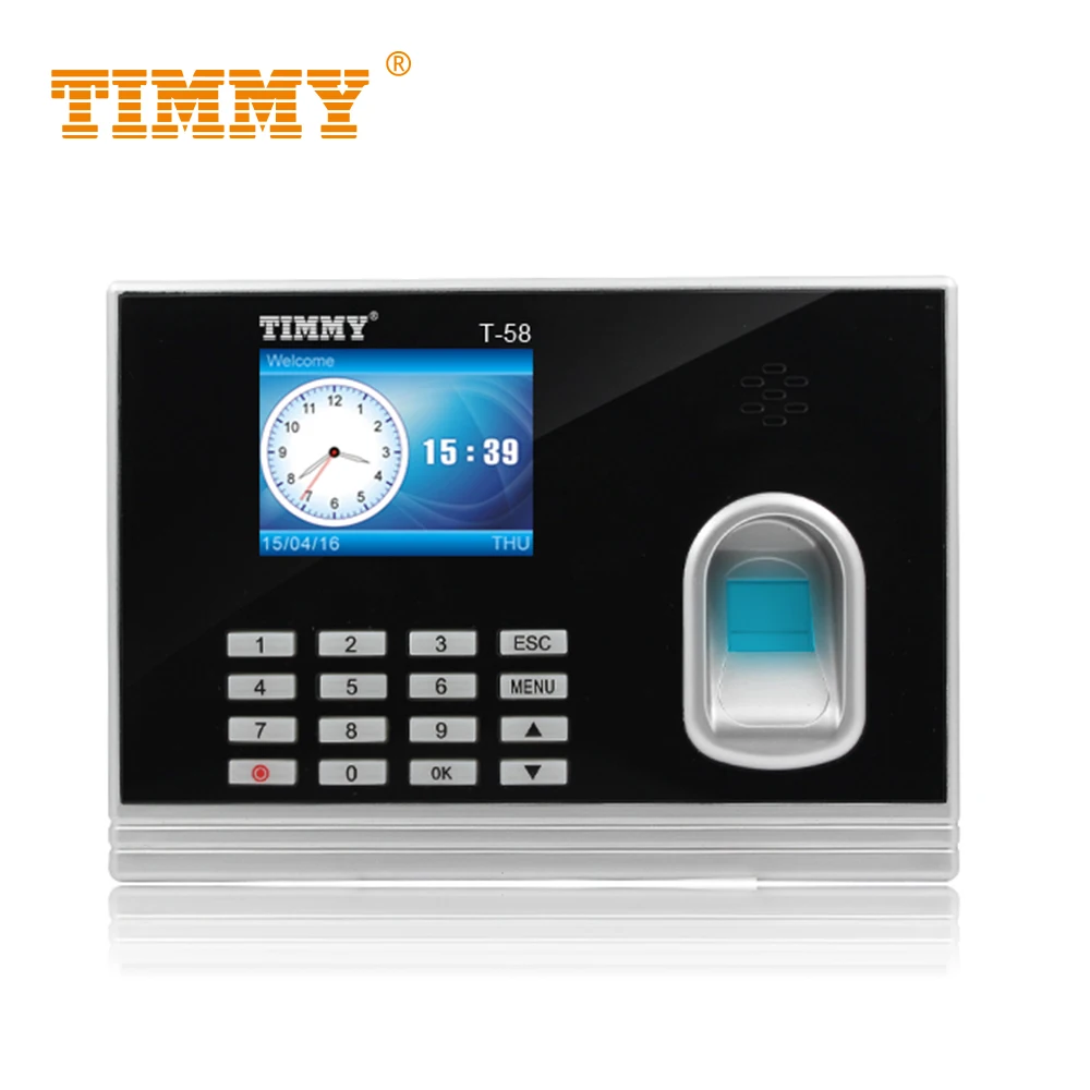 TIMMY Fingerprint Scanner SMS GSM Wireless Biometric Attendance Device With SIM Card Cloud Software