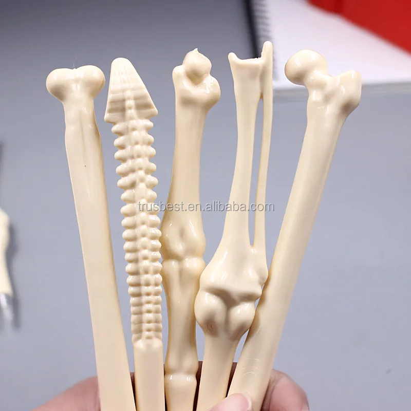 0.7mm Novelty Pen Writing Supplies Bone Shape Pen