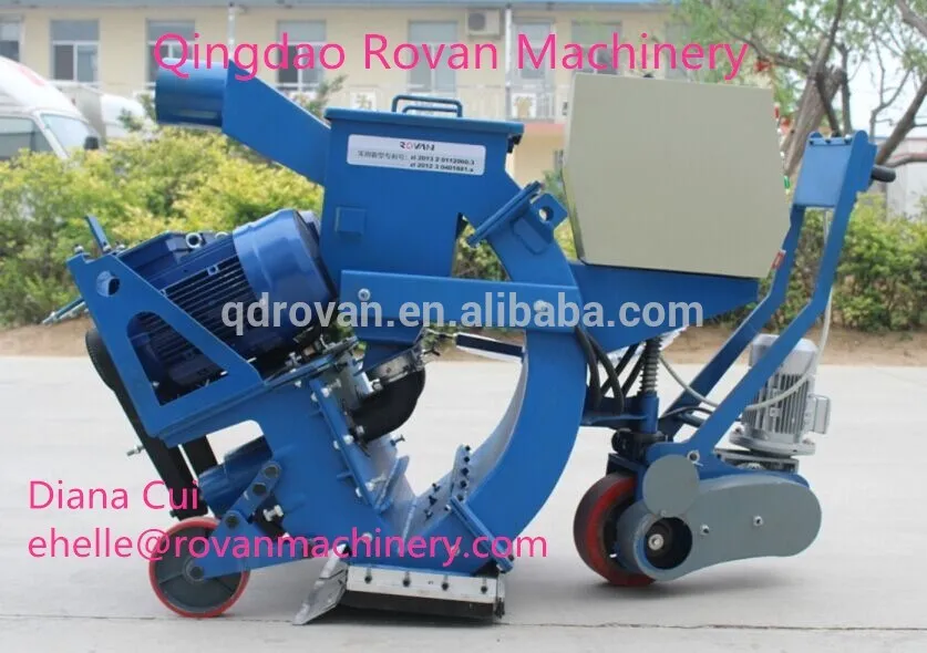 01-Asphalt дорожного покрытия дробеструйной обработки оборудование, дорога выстрел blasiting машина