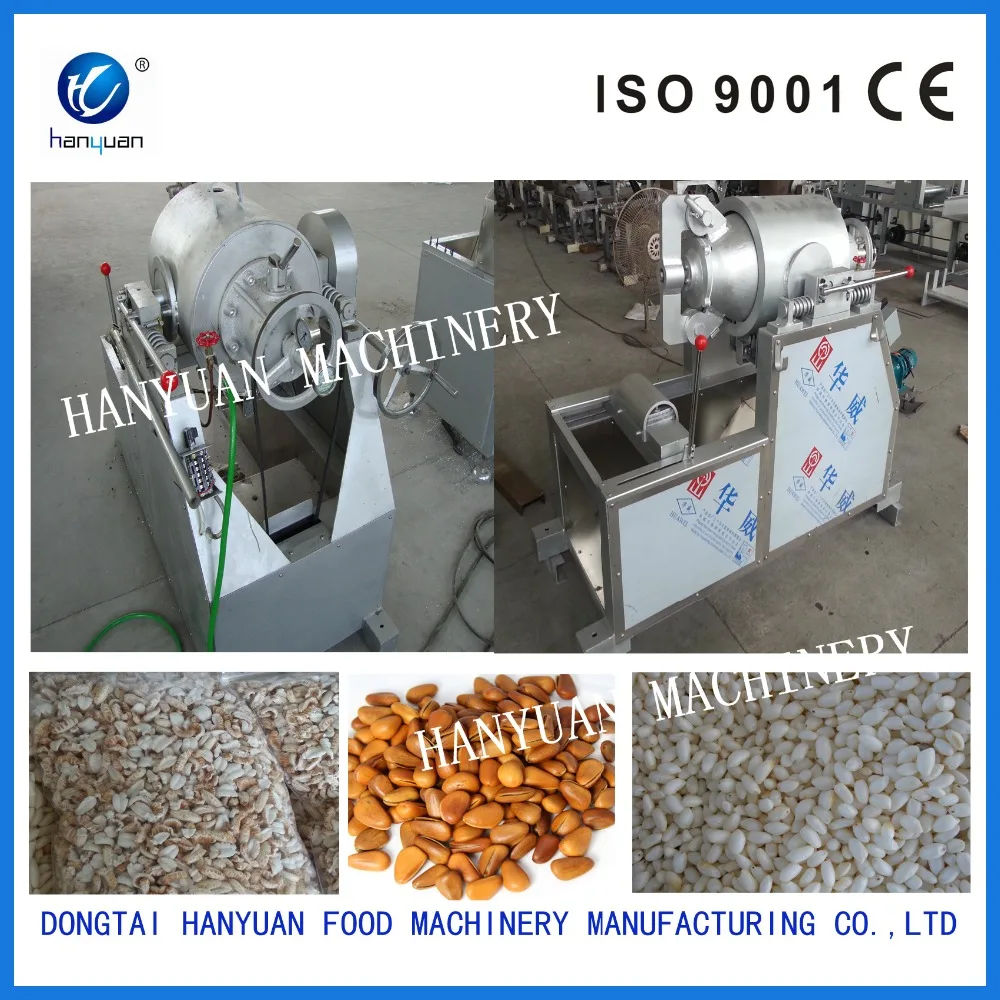 Puffed Corn Air Flow Puffing Machine/Rice Puffing Making Machine/Rice Puffed Equipment