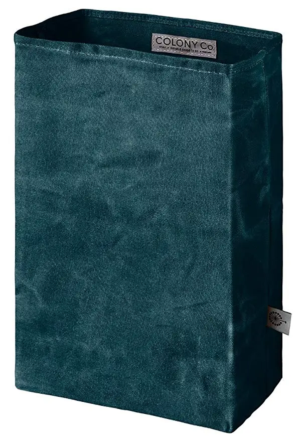 
Newest Factory OEM Lunch Bag Waxed Canvas Waterproof Durable Biodegradable Blue.Brown Gray For Men, Women & Kids 