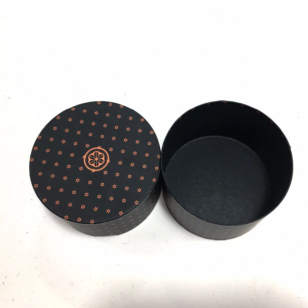 China panama custom printed wholesale luxury round color cardboard paper snapback tall box shipping packaging for hat cap flower