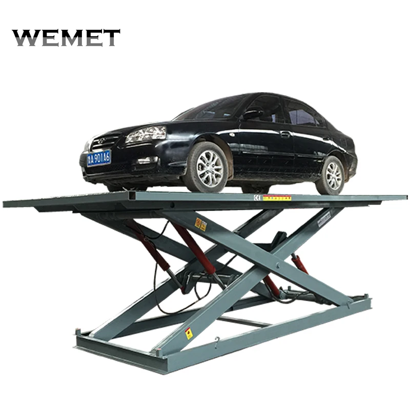 customization hydraulic fixed scissor car lift for basement garages