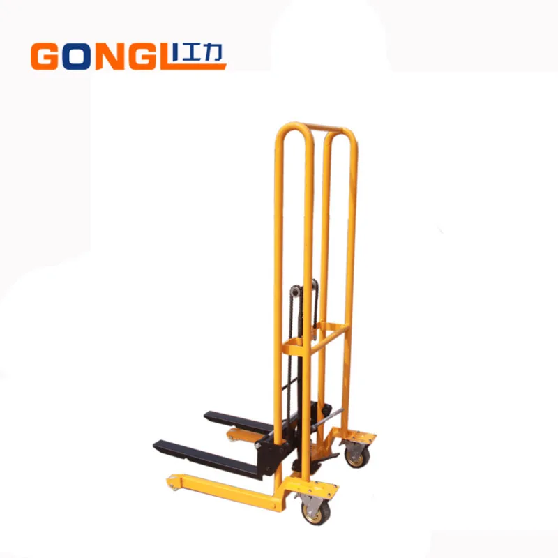 GL-0053 Lift Height 1300mm Hand Manual Forklift Hydraulic Hand Stacker