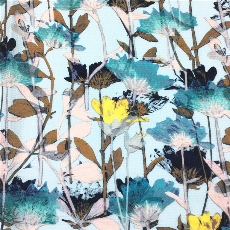 
Custom high quality digital printed silk fabric wholesalers hong kong 