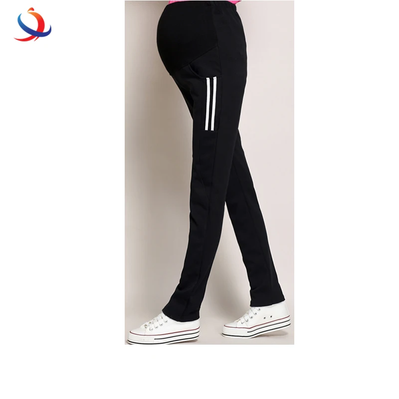 Новинка 2020, Леггинсы для беременных из 100% хлопка, регулируемые эластичные Леггинсы для беременных с индивидуальным логотипом и принтом, штаны для беременных