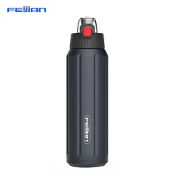 FEIJIAN  Sport Water Bottle Double Wall Stainless Steel Thermos Shaker Bottle Portable  Vacuum Flask Tumbler Tritan Lid BPA Free