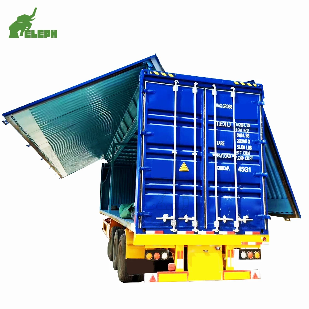 Низкая цена закрытый полуприцеп для перевозки сухого грузового автомобиля грузоподъемность до 53
