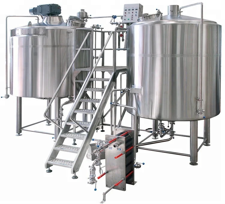 
Two vessel mash tun for beer brewing 