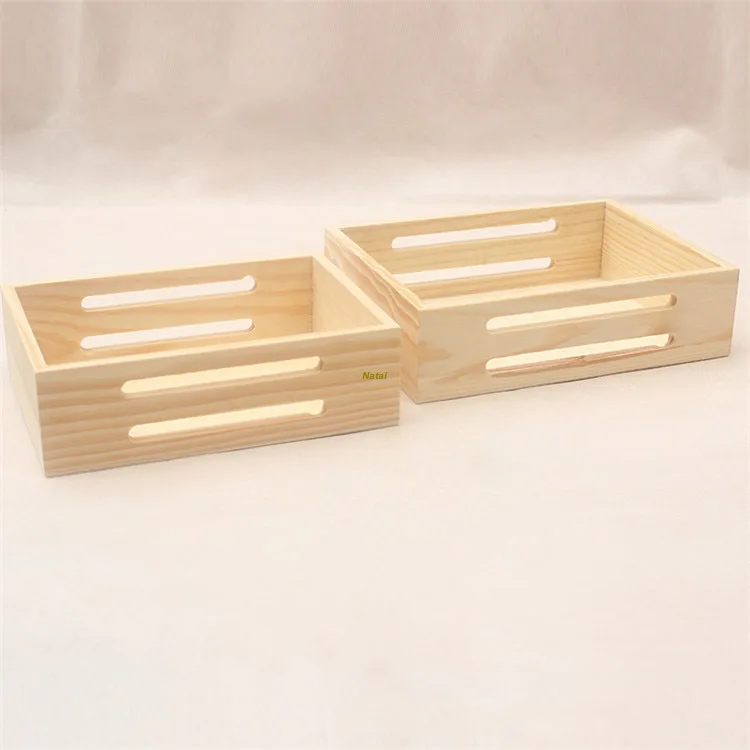 Hot-sale pretty Cheap Wooden fruit Storage Crates