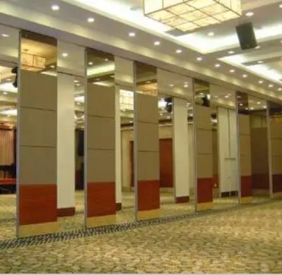 
Nigeria hotel soundproof folding door partition Acoustic movable partition door operable wall for Kenya banquet hall 