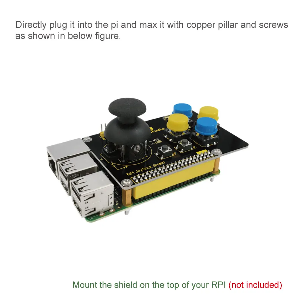 Keyestudio RPI Джойстик щит для Raspberry Pi