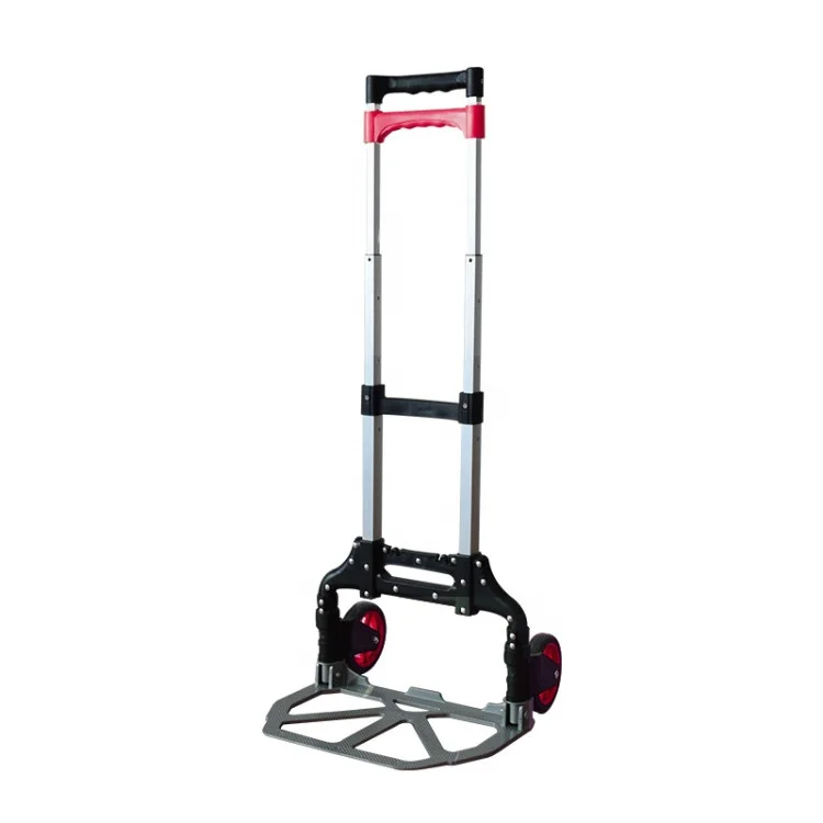 ph70 Aluminum Folding 2-wheel Hand Truck Lightweight Portable Trolley for Indoor Outdoor Travel Shopping Office hand dolly