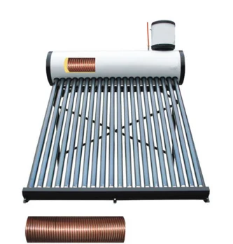 Jinyi High Quality 150L  solar Herter Copper Coil Pre-heated Vacuum Tube Solar Water Heater With Assistant Tank