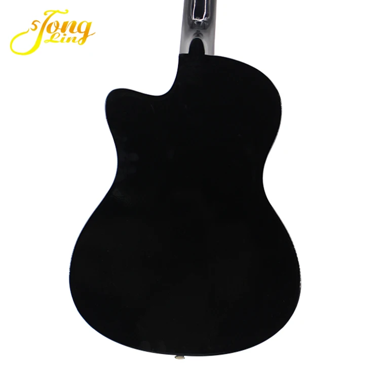Wholesale black 38 inch acoustic guitar
