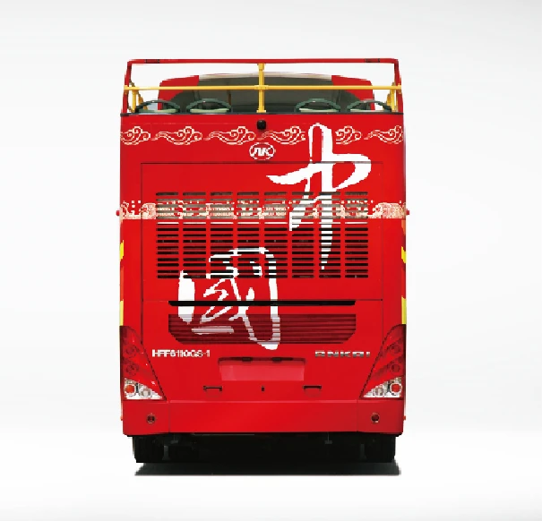 
2019 Brand new condition JAC 80 seats double-decker sightseeing bus with promotion price 