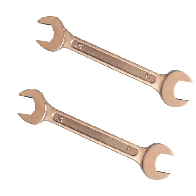 Non sparking beryllium bronze  double open end spanner