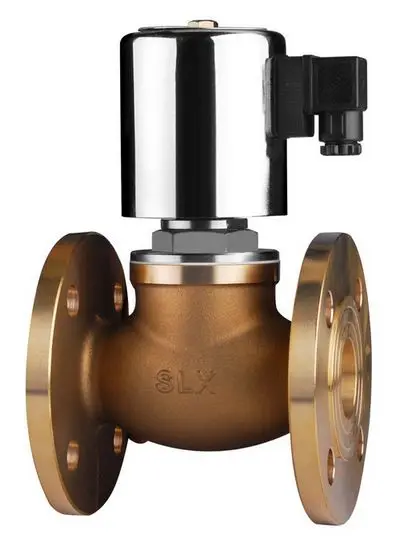 Zero pressure steam solenoid valves