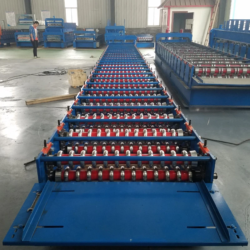 
Galvanized steel sheet profile metal roofing corrugated roll forming machines 