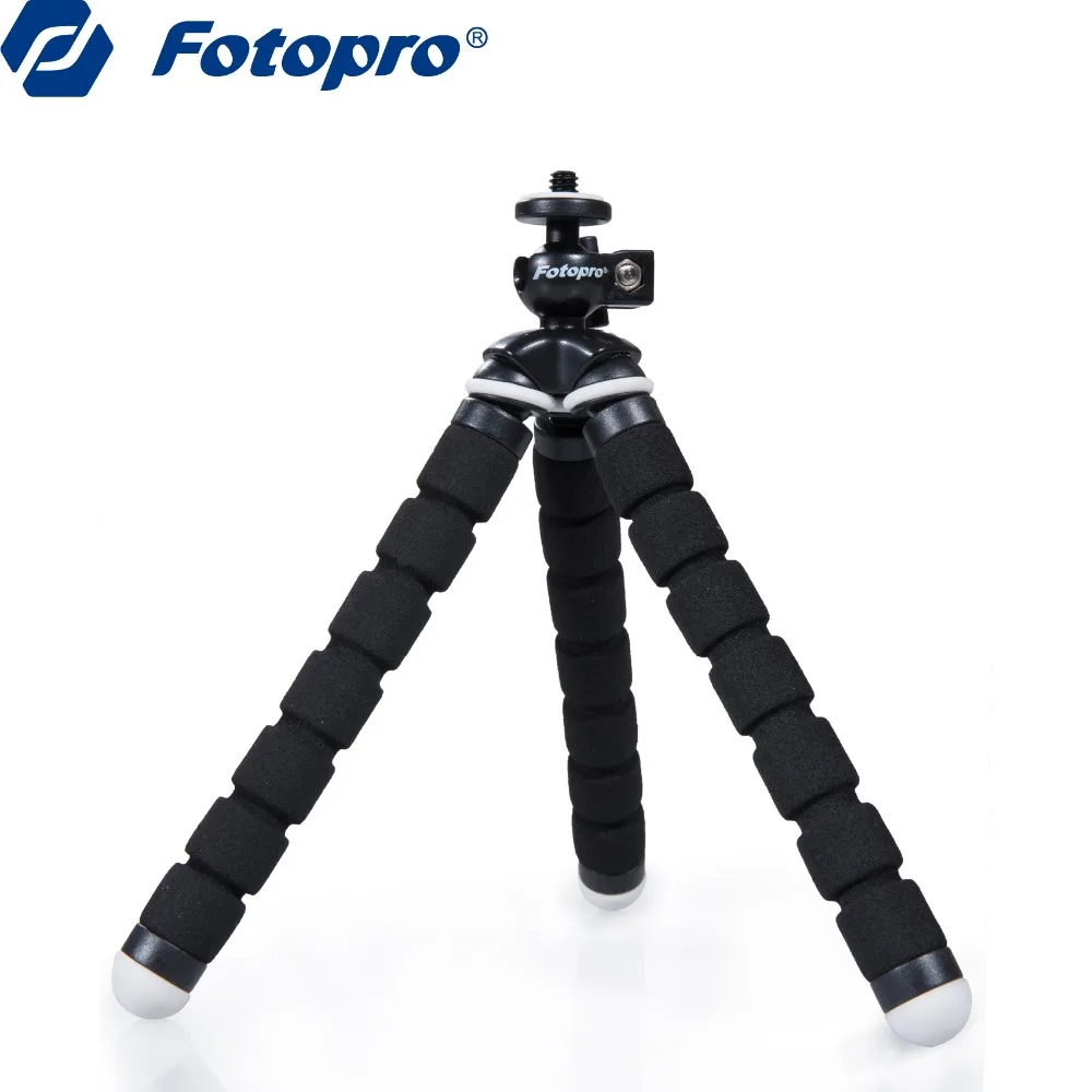 Fotopro Manufacturer Foldable Ball Head Table Mini DSLR Camera Phone Tripod Mount