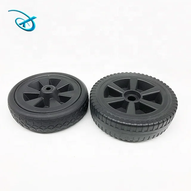 baby stroller Plastic wheel 6 inch bbq grill wheels
