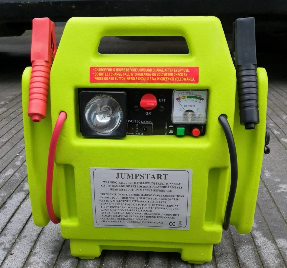 12V jump starter with air compressor multi-functional power station emergency car jump starter