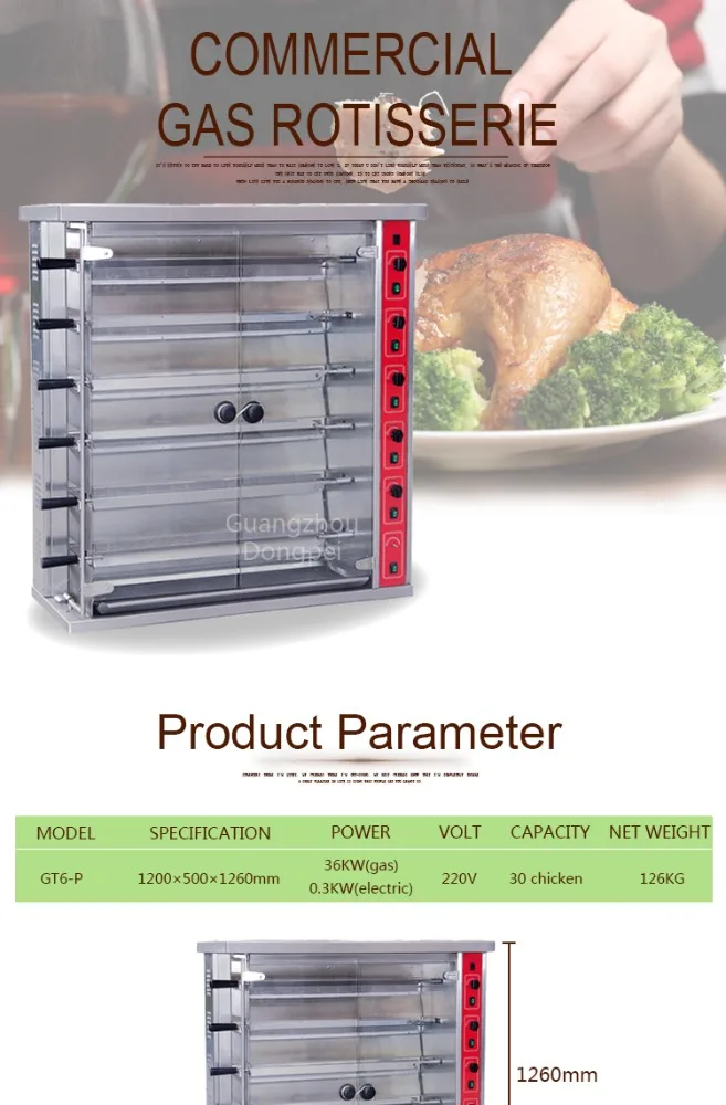 Factory Price Roasting Duck Oven/Duck Roaster Oven/Gas Chicken Roasting Oven for 30 Chickens
