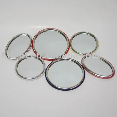 Pocket Cosmetic Metal Mirror button
