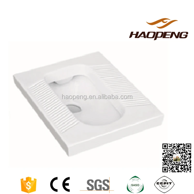 Китай производитель приседания туалет со смывом керамические приседания Туалет унитаз напольный