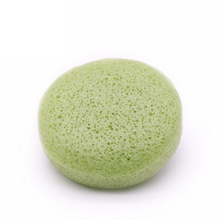 
Konjac Sponge All Natural Korean Facial Sponge with Activated Bamboo Charcoal Hydrophil Konjac Sponge 