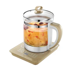 2021 Manufacture 1.8L Intelligent Glass Mini Multifunction Health Pot Preserving Automatic Electric Kettle Tea Tea Health Pot