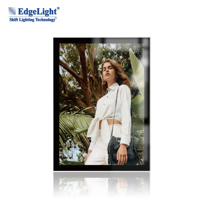 
Frame Advertising Light Box AF12A Single Side Magnetic Type Aluminum Ultra Slim Light Box Advertising Display 2835 LED Strip 
