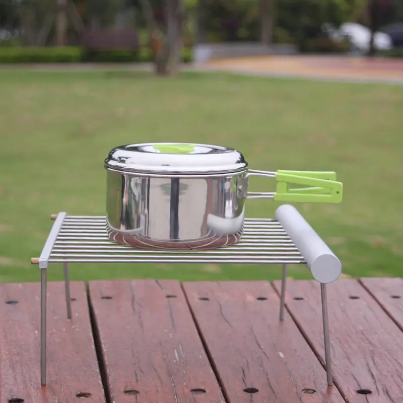 folding Portable Lightweight Small Barbecue Grill for Outdoor Grilling Cooking Camping Hiking Picnics  Backpacking