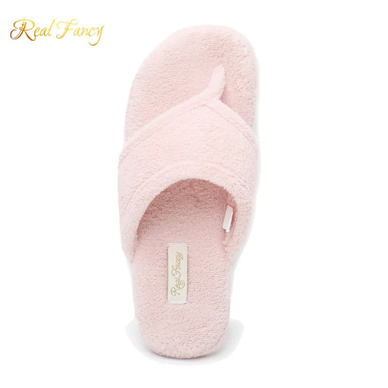 Terry Cloth Upper Custom Ladies Open Toe Fashion Indoor Slippers for Women Ladies