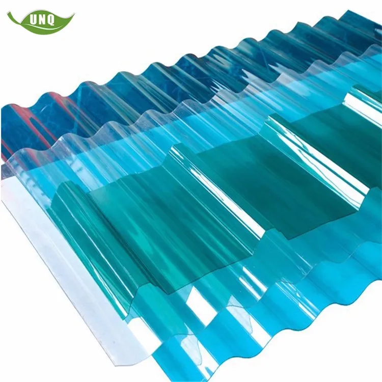  1.2mm thick polycarbonate corrugated roof sheet/ PC panel for skylight/