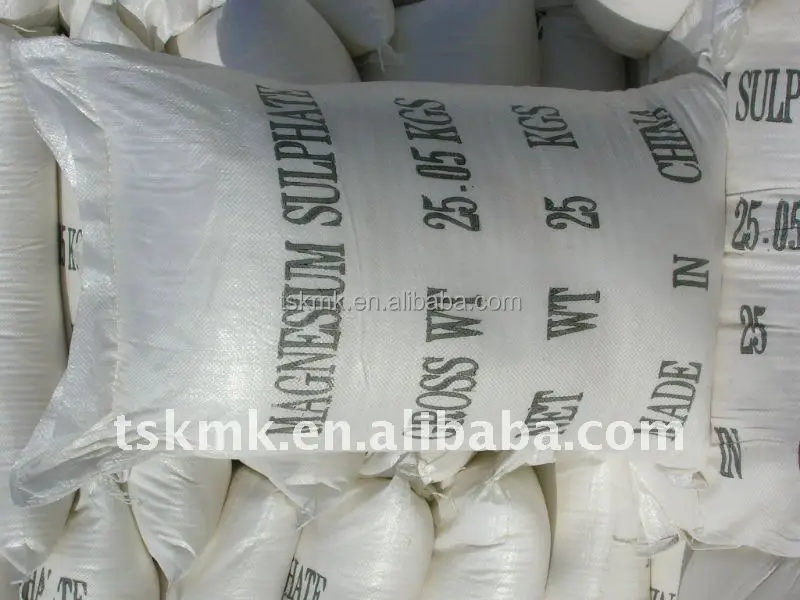 
magnesium sulphate epsom salt mgso4 industrial salt MgSO4.7H2O 