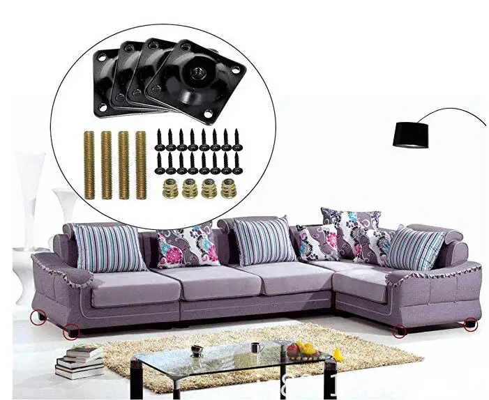 
Крепежные ножки, крепежные пластины для мебели, Т-образные ножки для дивана с крепежными болтами для мебели, диванов, диванов, сидений 